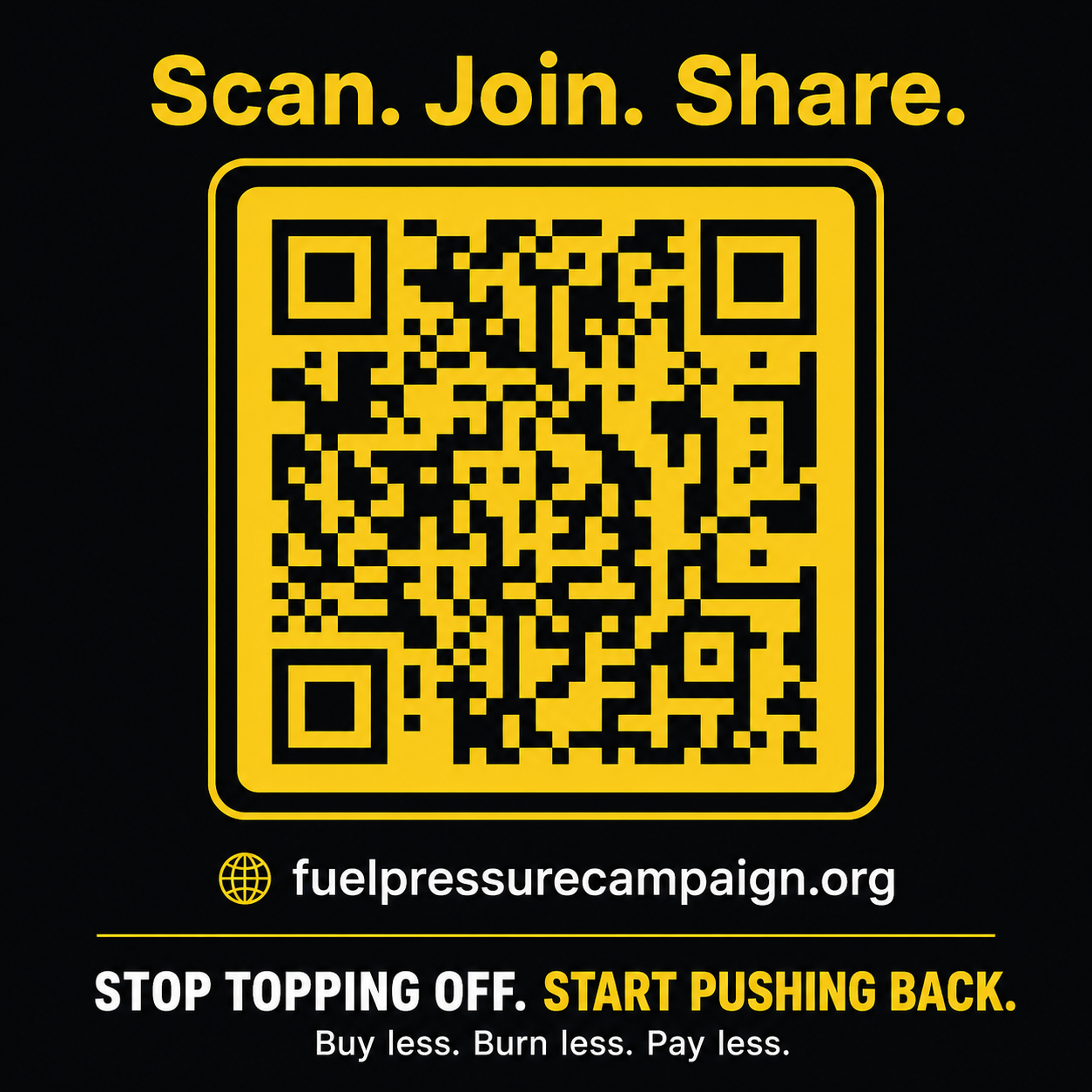 QR code for the Fuel Pressure Campaign